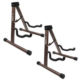 5 Core Guitar Stand A Frame w Foam Arms Rubber Pad for Acoustic Electric Bass (SKU: 2 PCS)