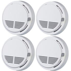 Household Smoke Alarm (Option: 4PCS)